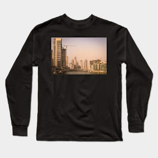 Dubai Marina Construction Long Sleeve T-Shirt